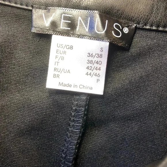 Collared Faux Leather Bodycon - Picture 12 of 15